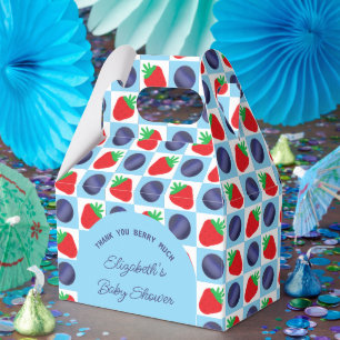 Berry Sweet Baby Shower Favor Boxes