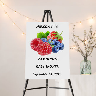 Berry Sweet Baby Shower Foam Board
