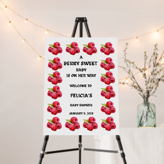 Berry Sweet Baby Shower Foam Board