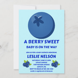 Berry Sweet Baby Shower Invitation