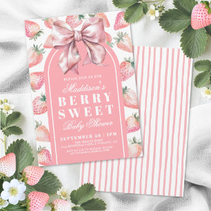 Berry Sweet Baby Shower Invitation