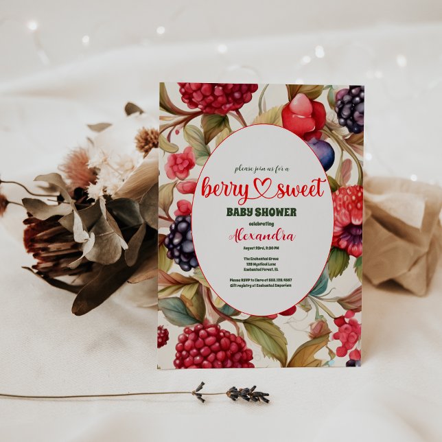 Berry Sweet Baby Shower Invitation (Creator Uploaded)
