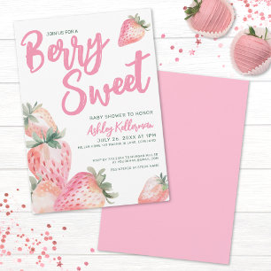 Berry Sweet Baby Shower Invitation