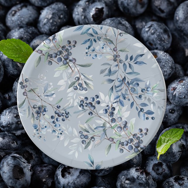 Berry Sweet Baby Shower Paper Plates (Creator Uploaded)