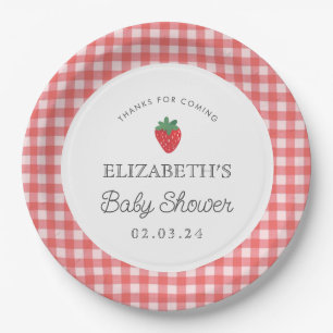 Berry Sweet Baby Shower Picnic Paper Plates