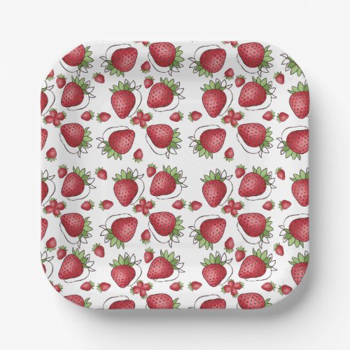 Berry Sweet Baby Shower Plate