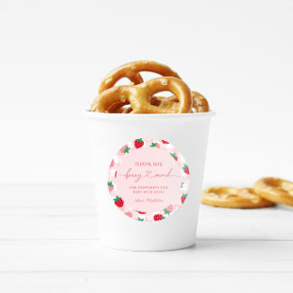 Berry Sweet Baby Shower Stickers