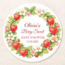 Berry Sweet Baby Shower Strawberry Baby Girl Boy