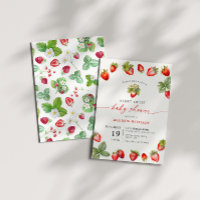 Berry Sweet Baby Shower Strawberry