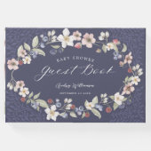 Berry Sweet Baby Shower Wild Berries & Flowers Guest Book (Front)