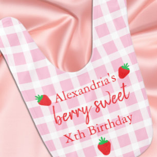Berry Sweet Birthday Baby Bib