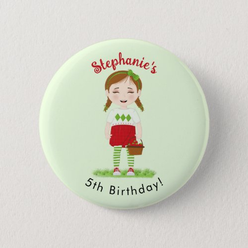 Berry Sweet Birthday Button