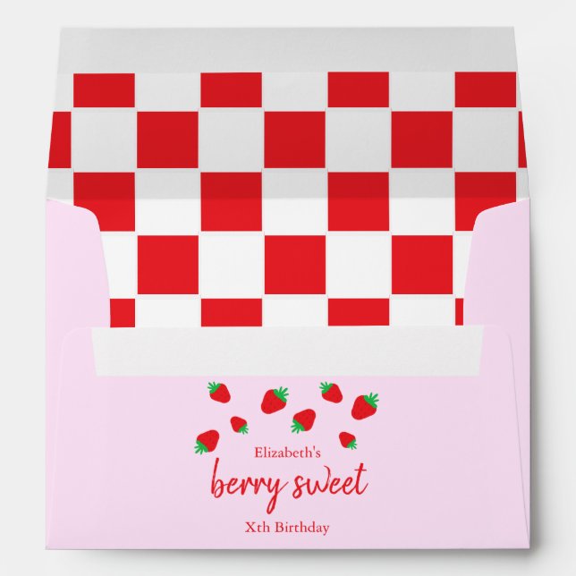 Berry Sweet Birthday Envelope (Back (Bottom))
