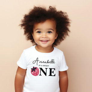 Berry Sweet Birthday Guest of Honor Baby T-Shirt