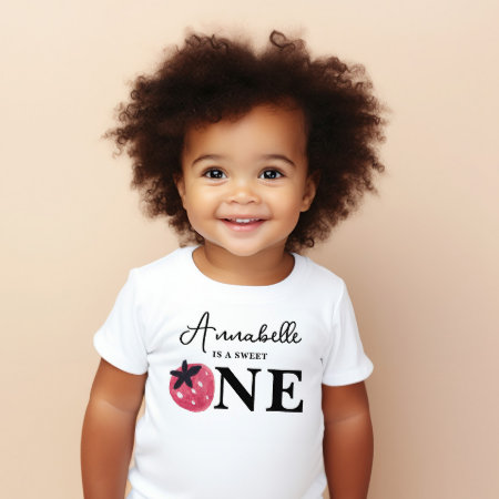 Berry Sweet Birthday Guest Of Honor Baby T-shirt