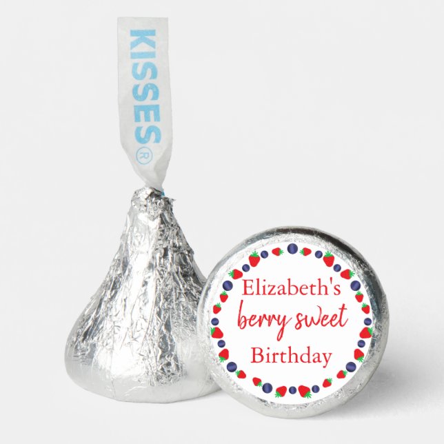 Berry Sweet Birthday Hershey®'s Kisses® (Front)
