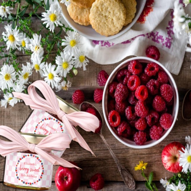 Berry Sweet Birthday Honey Jar Favors (Creator Uploaded)