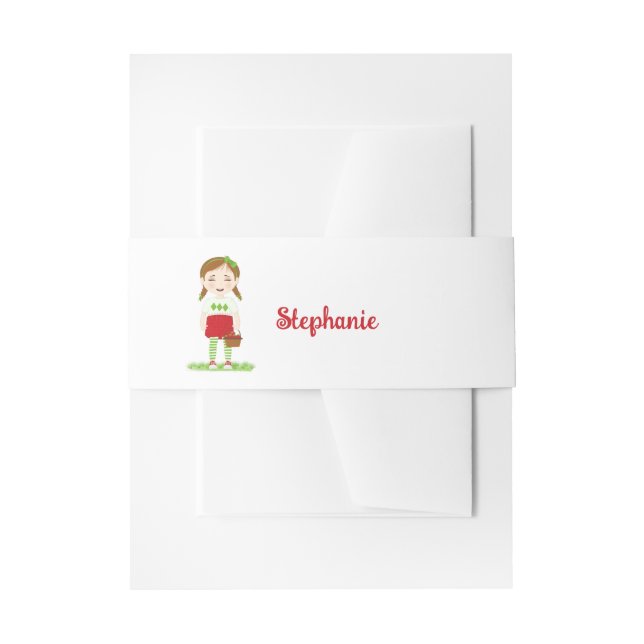 Berry Sweet Birthday  Invitation Belly Band (Front Example)