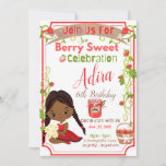 Berry Sweet Birthday Invitation Card