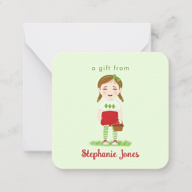 Berry Sweet Birthday  Note Card (Front)