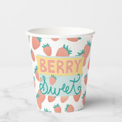 Berry Sweet Blocked Paper Cups