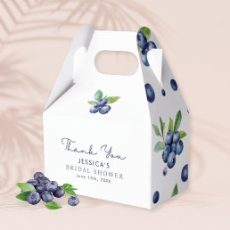 Berry Sweet Blueberries Baby Shower Favor Boxes