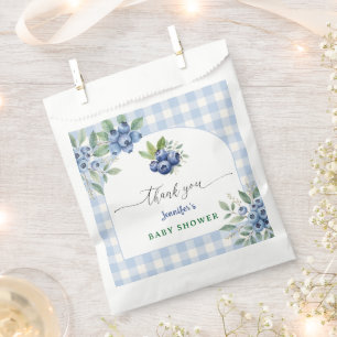 Berry Sweet Blueberry Baby Shower Favor Bag