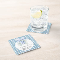 Berry Sweet Blueberry Gingham Baby Shower