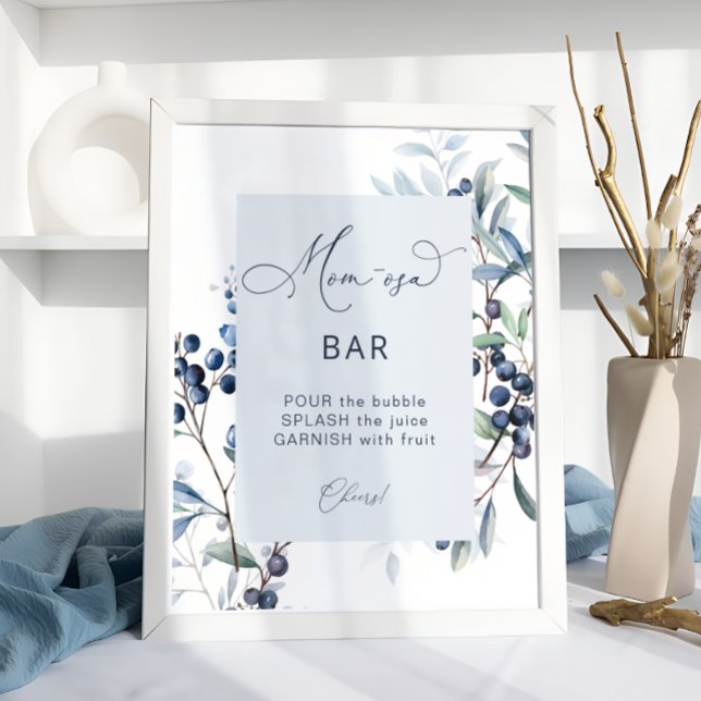 Berry Sweet Blueberry Mom-osa Bar Poster (Creator Uploaded)