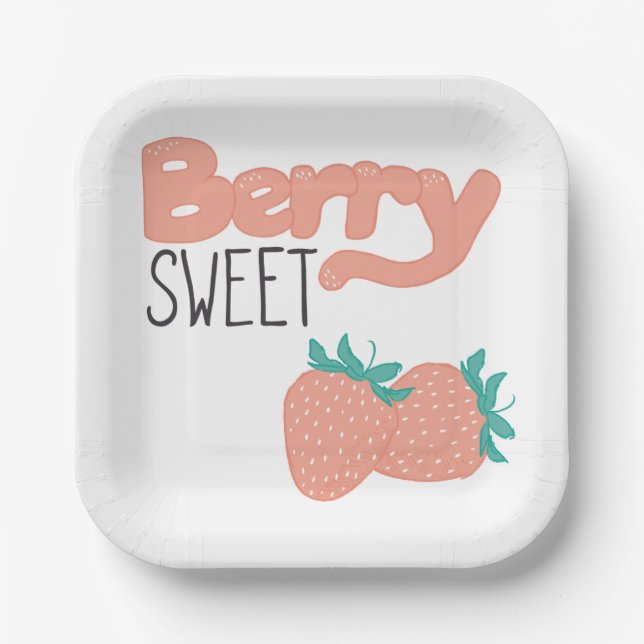 Berry Sweet Bold Paper Plates (Front)