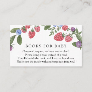 Berry Sweet Books for Baby Enclosure Card