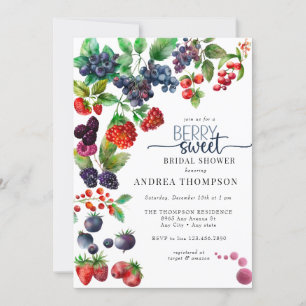 Berry Sweet Bridal Shower Invitation