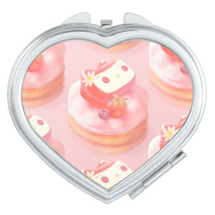Berry Sweet: Bunny Girl Strawberry Tart Compact Mirror