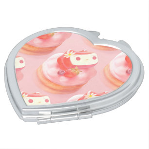 Berry Sweet: Bunny Girl Strawberry Tart Compact Mirror