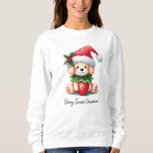 Berry Sweet Christmas Puppy Sweater