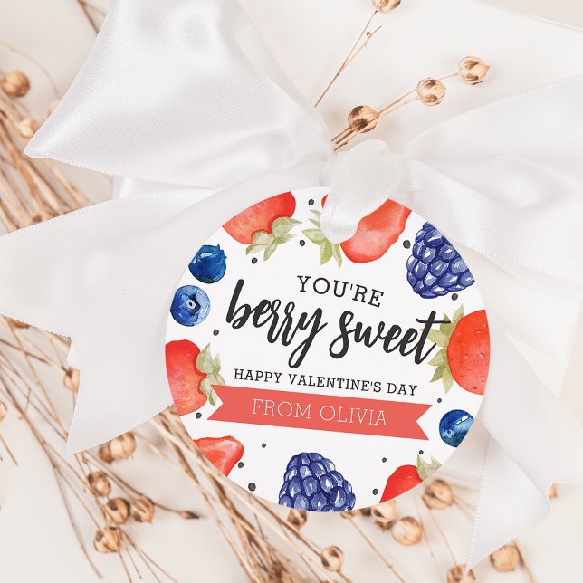 Berry Sweet | Classroom Valentine's Day Tags (Creator Uploaded)