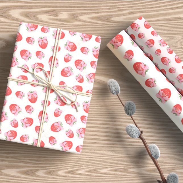 Berry Sweet Coquette Wrapping Paper Sheets (Creator Uploaded)