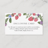 Berry Sweet Custom Enclosure Card