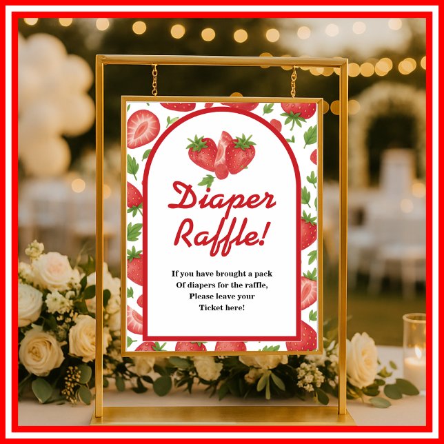 Berry Sweet | Diaper Raffle Sign (Creator Uploaded)