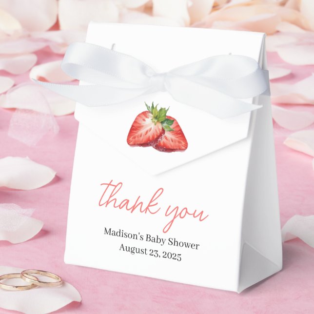 Berry Sweet  Favor Boxes (Wedding)