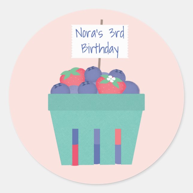 Berry Sweet Favor Label (Front)