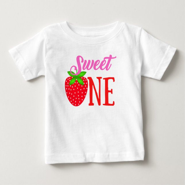  BERRY SWEET FIRST BIRTHDAY BABY T-Shirt (Front)