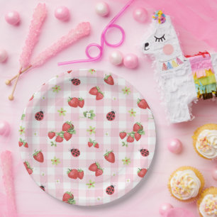 Berry Sweet First Birthday Paper Plates