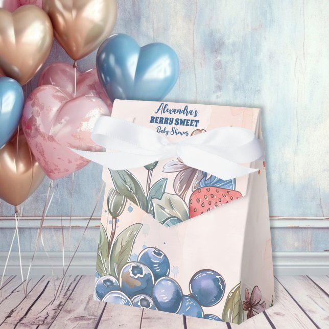 Berry Sweet Fruit Baby Shower Favor Boxes (Creator Uploaded)