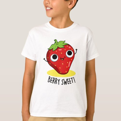 Berry Sweet Funny Strawberry Pun  T_Shirt