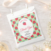 Berry Sweet Green Strawberry Baby Shower