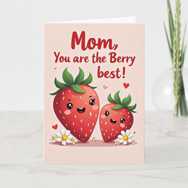 Berry Sweet Greeting Card (Front)
