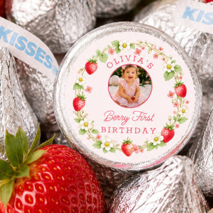 Berry Sweet Hershey Kisses Favors