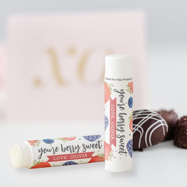 Berry Sweet | Kids Classroom Valentine's Day Lip Balm (Creator Uploaded)