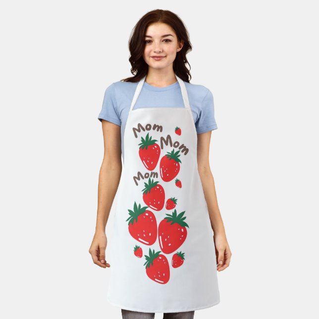 Berry Sweet Mom Apron 🍓 (Worn)